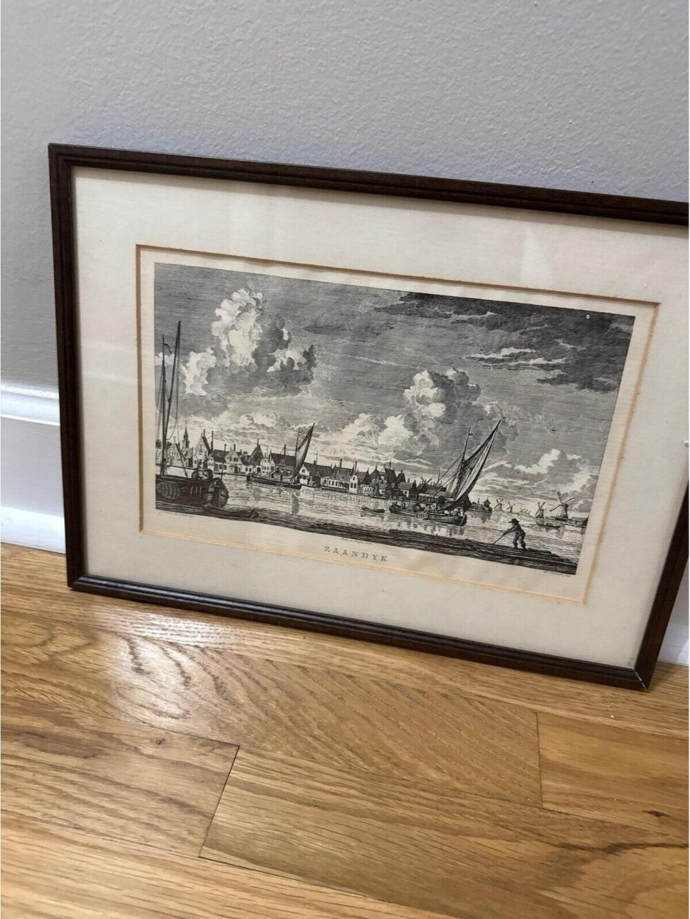 Vintage Zaandykk Framed Artwork
